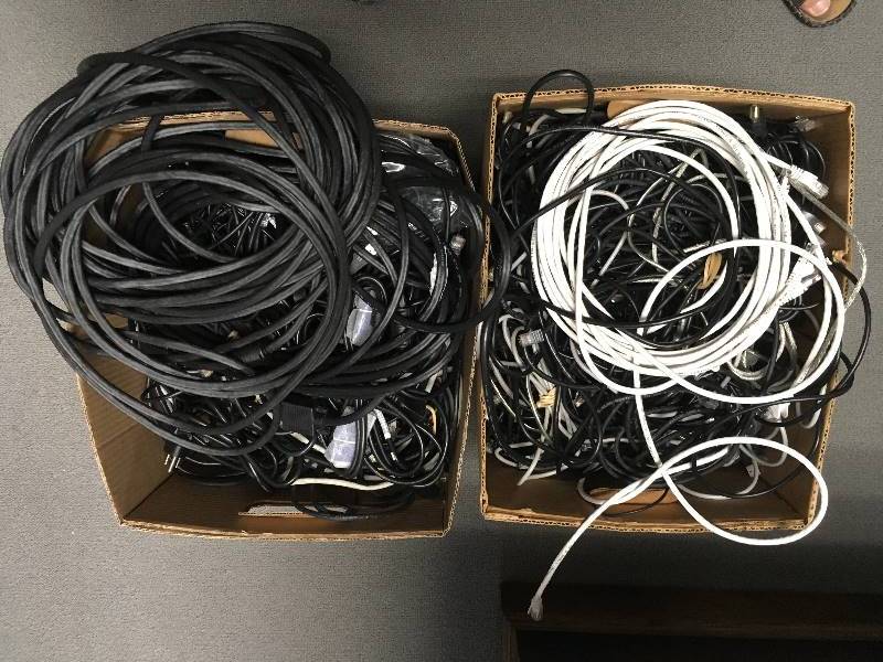 lot 156 image: Cords - Computer, Telephone, More