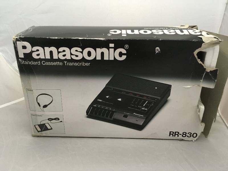 lot 159 image: Panasonic Standard Cassette Transciber