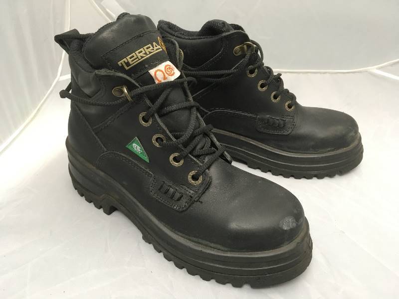 lot 96 image: Terra Leather Boots Sz 7