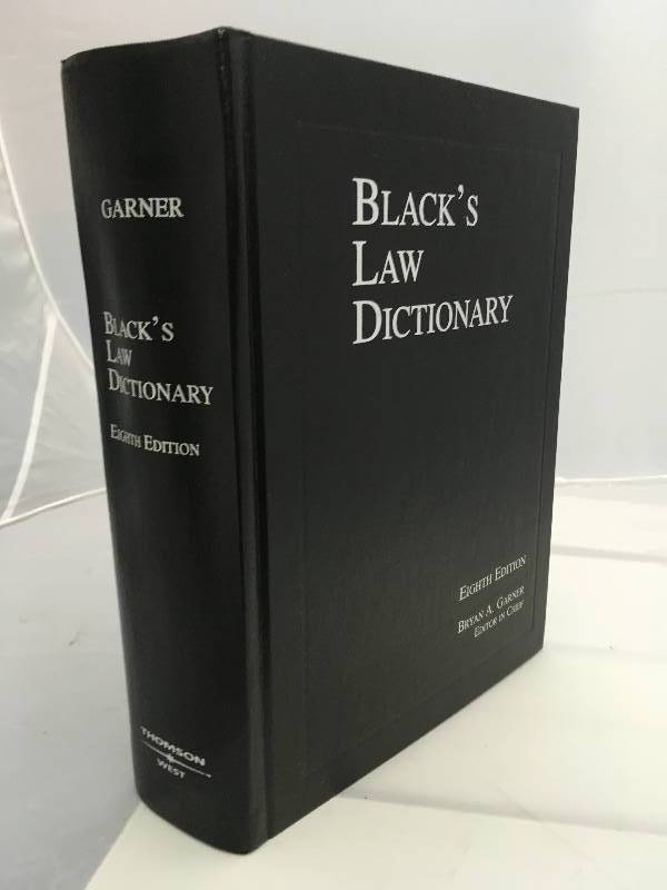 lot 181 image: Blacks Law Dictionary Eighth Edition