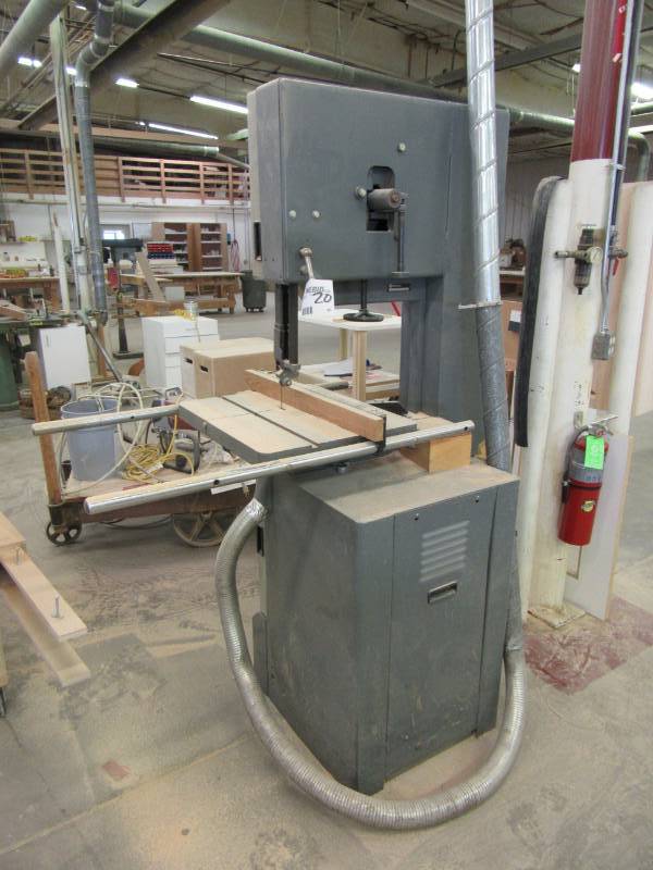 lot 20 image: Rockwell Ban Saw.. Model 28-3x0