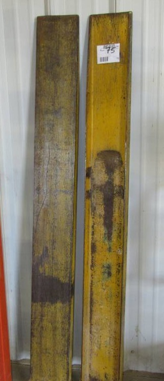 lot 75 image: Fork Lift fork extensions.