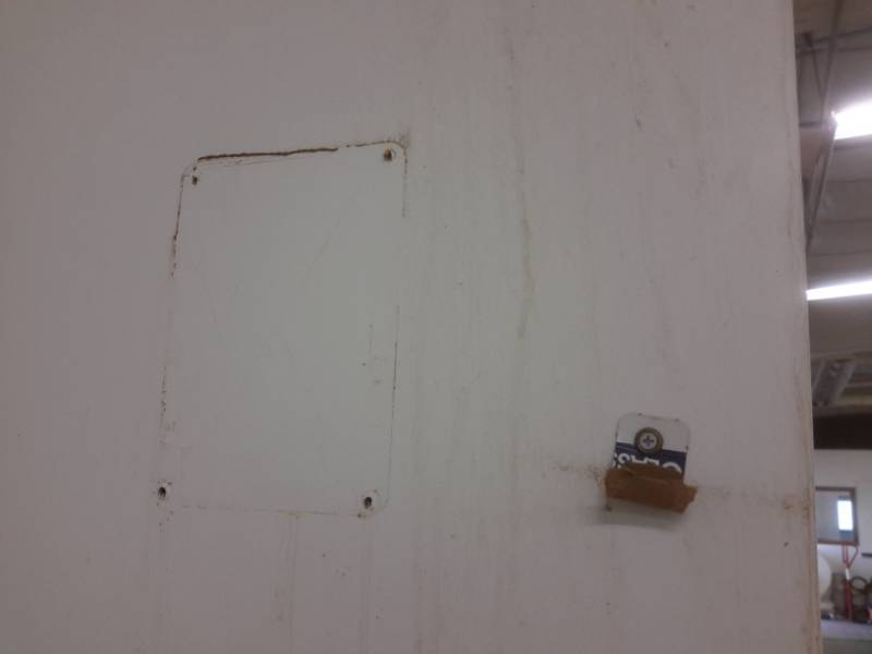 lot 251 image: Wall Cabinet. Laminate covered