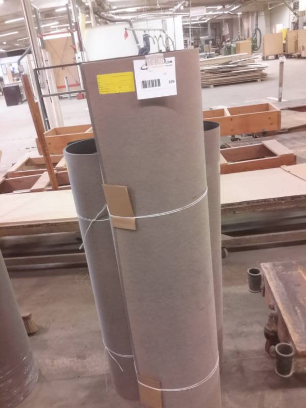 lot 329 image: 2 rolls of NEVAMAR Laminate