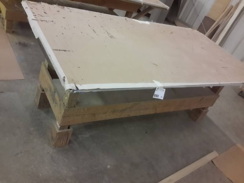 lot 346 image: Work Table.  49in x 97in x 36in h.. Bring your own loading help