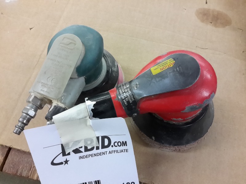 lot 163 image: 2, Pneumatic, Orbital Sanders