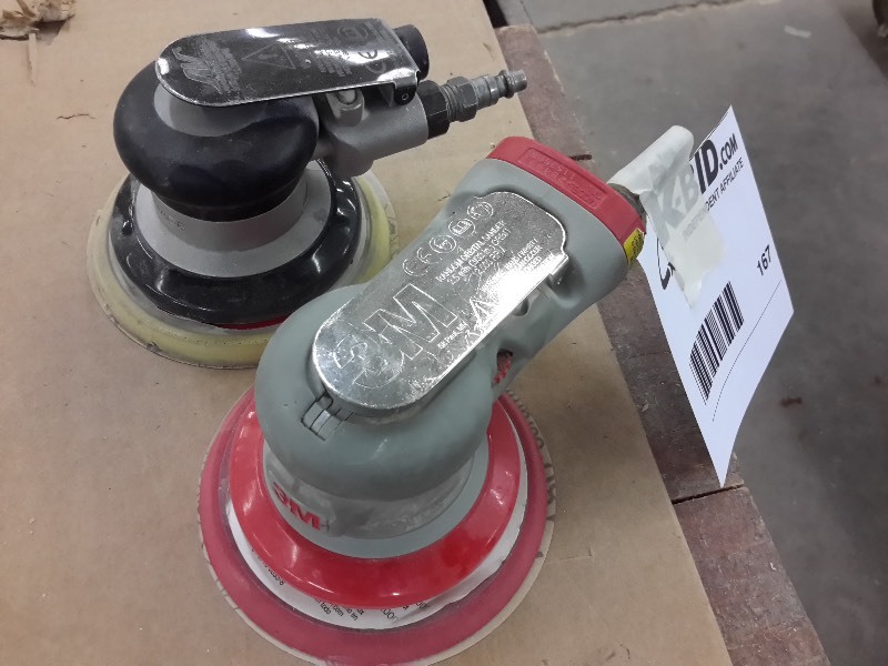 lot 167 image: 2, Pneumatic, Orbital Sanders