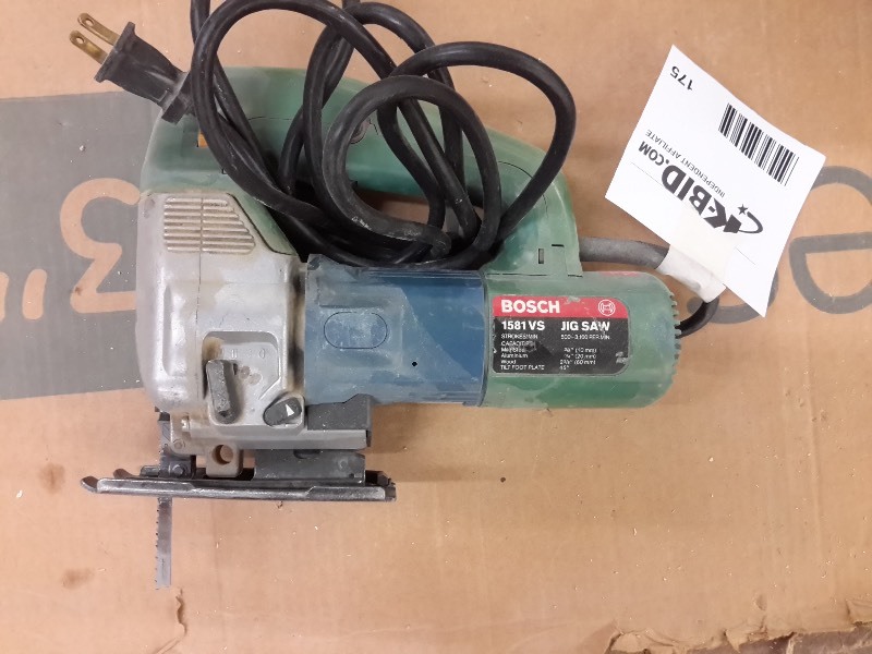 lot 175 image: BOSCH, Model 1581VS  Jig Saw