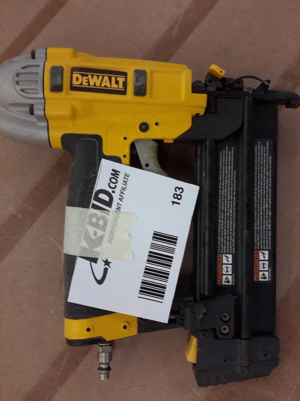 lot 183 image: DEWALT, Model DWFP 12231 2 in, 18 GA Brad Nailer
