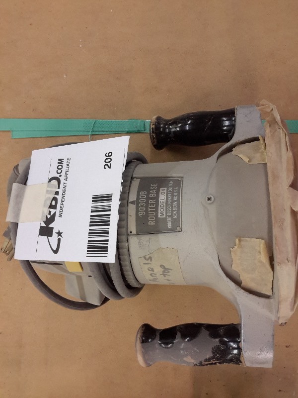 lot 206 image: Porter CableModel 90300M .09 Production Router BaseMotor