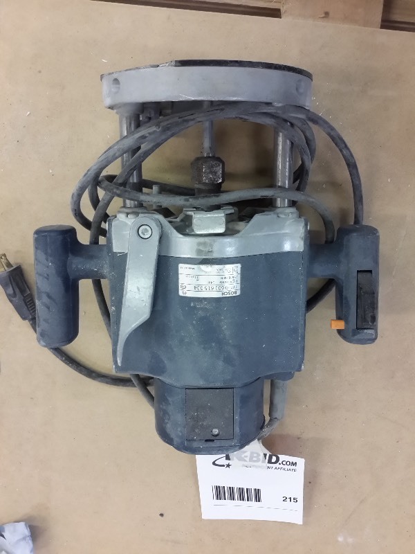 lot 215 image: BOSCH Type 0 601615034 Router