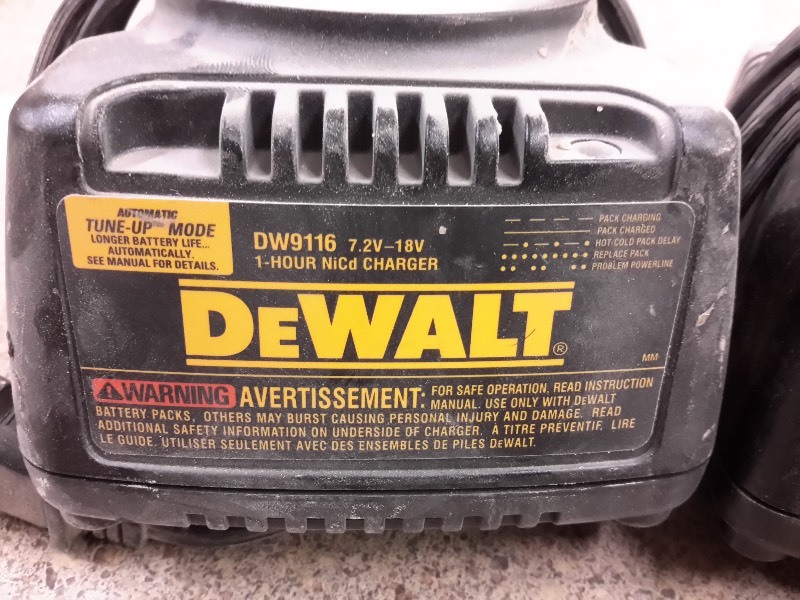 lot 246 image: 3 Dewalt Chargers
