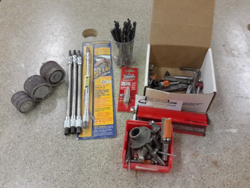 lot 244 image: Misc. bits and other garage items as pictured