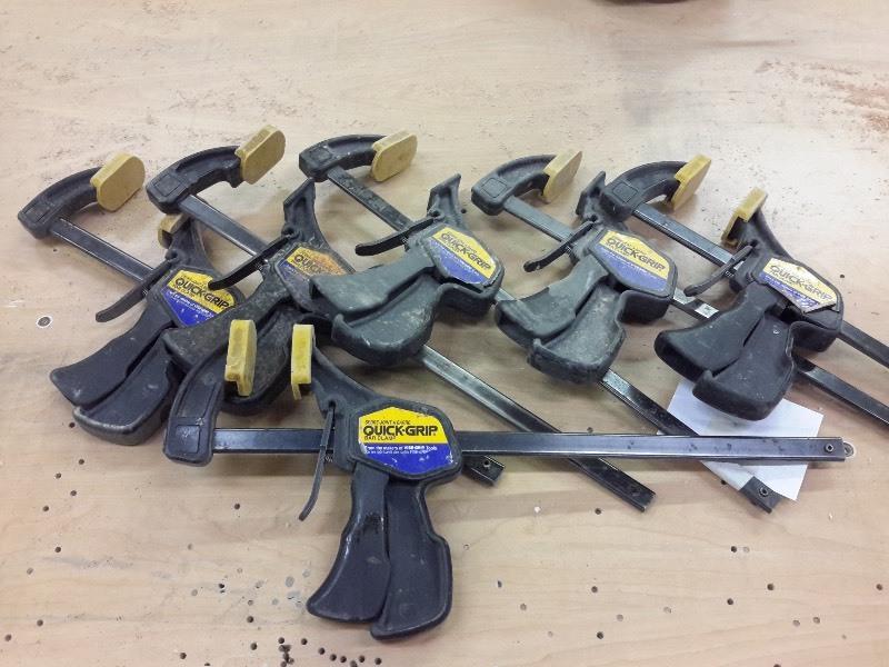 lot 255 image: 6 Quick Grip Bar Clamps