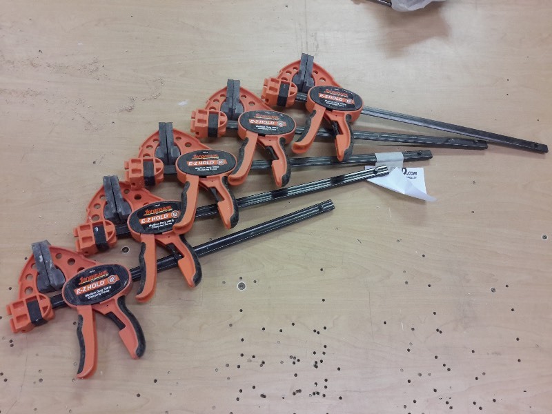 lot 252 image: 5, 12 in JORGENSEN EZ Hold clamps