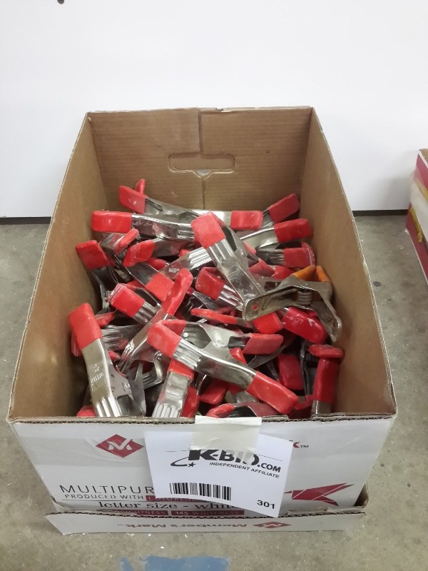 lot 301 image: Box of Clamps