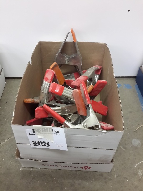 lot 310 image: Box of Clamps