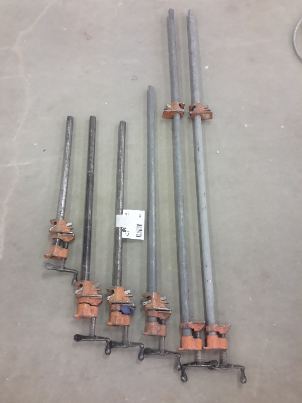 lot 382 image: 6, Jorgensen Bar Clamps.. 24 - 48in