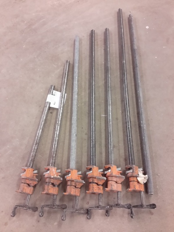lot 393 image: 6, Jorgensen Bar Clamps.. 24 - 48in