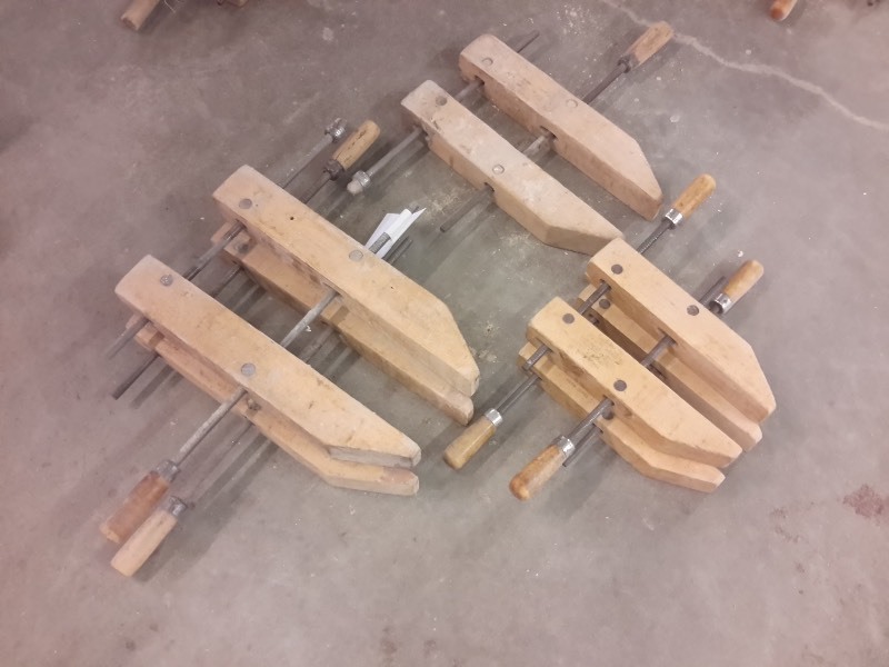 lot 402 image: 6, Jorgensen, Wood Clamps