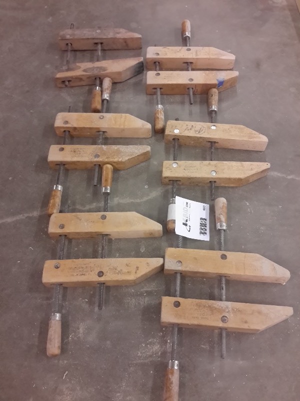 lot 403 image: 6, Jorgensen, Wood Clamps