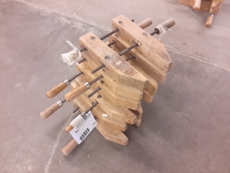 lot 405 image: 6, Jorgensen, Wood Clamps