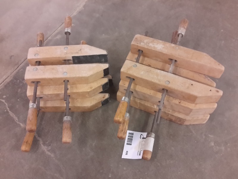 lot 406 image: 6, Jorgensen, Wood Clamps