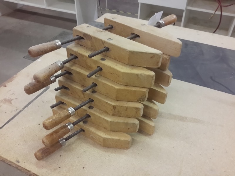lot 411 image: 6, Jorgensen, Wood Clamps