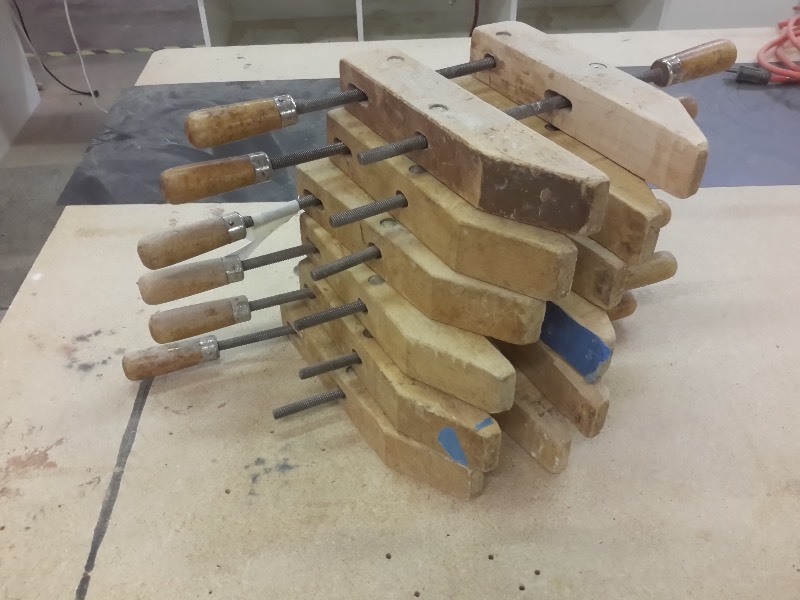 lot 410 image: 6, Jorgensen, Wood Clamps