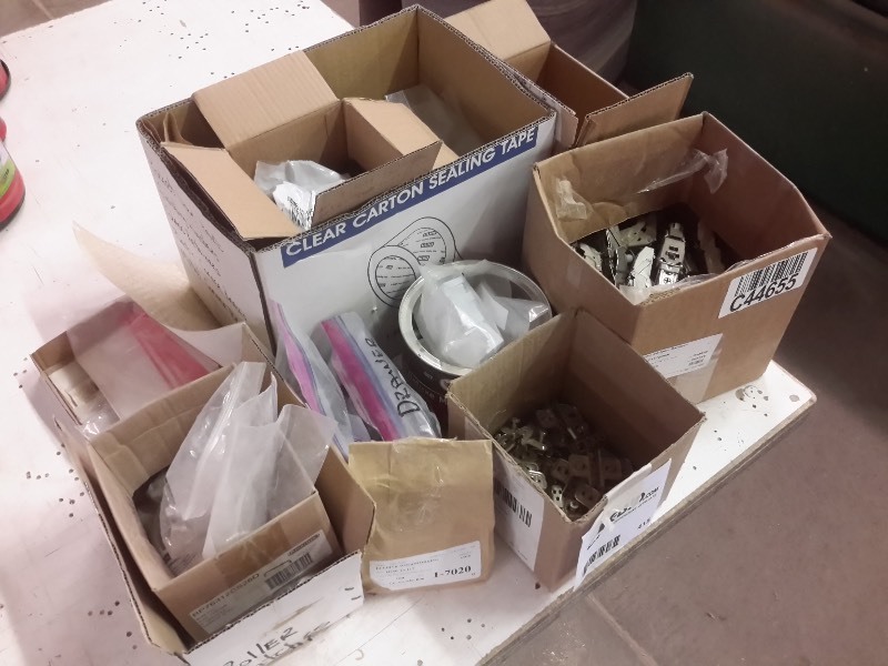 lot 415 image: Misc. Boxes of Cabinet Hardware