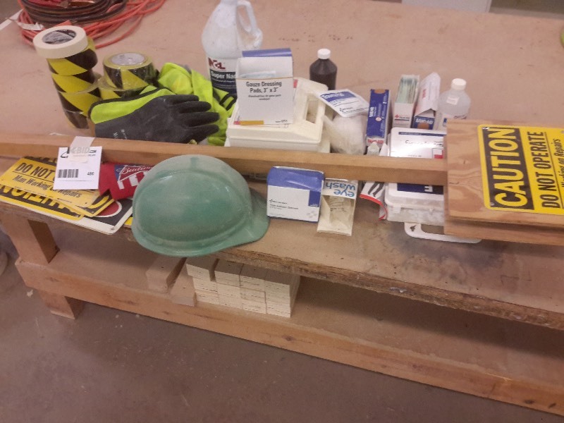 lot 486 image: large lot of First Aid and Safety Items as pictured