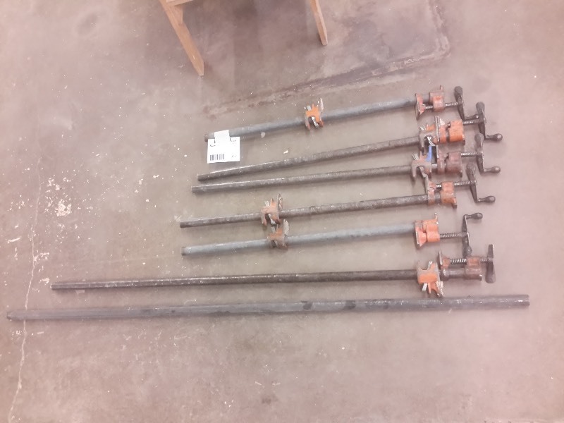 lot 394 image: 6, Jorgensen Bar Clamps.. 24 - 48in