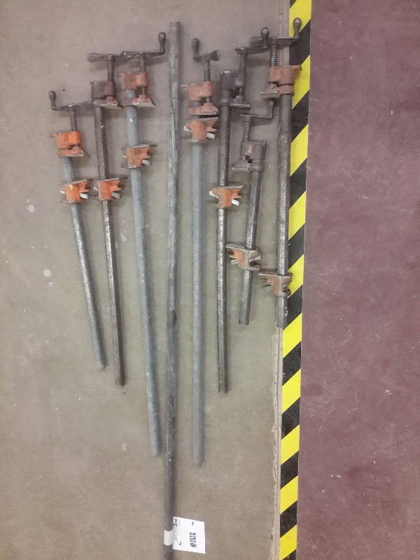 lot 395 image: 6, Jorgensen Bar Clamps.. 24 - 48in