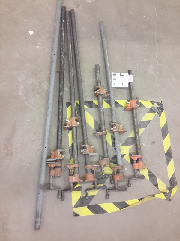 lot 398 image: 6, Jorgensen Bar Clamps.. 24 - 48in