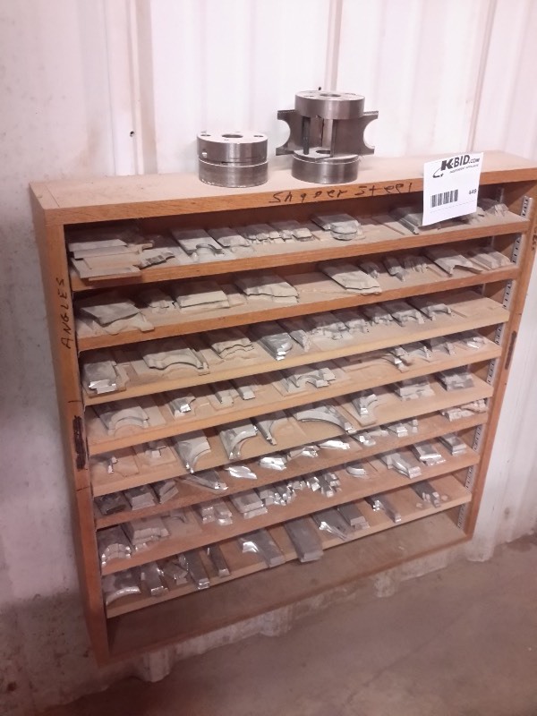 lot 449 image: Misc. Shaper Steel Profiles and Heads