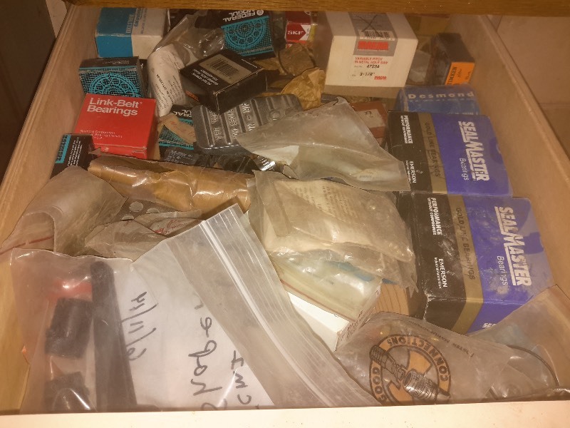 lot 453 image: Drawer of Misc. Fastener items