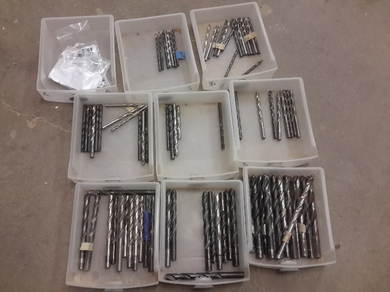lot 463 image: Misc. Drill Bits as pictured