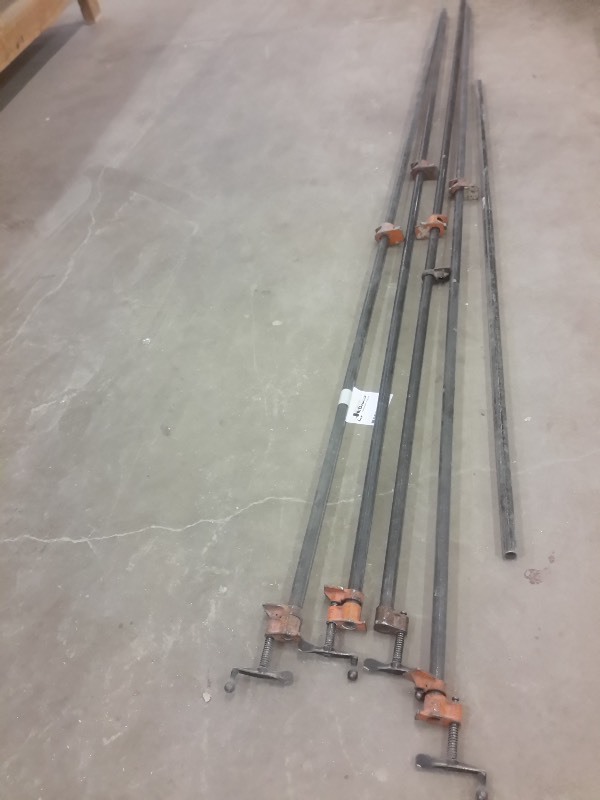 lot 500 image: 5, PONY, 6 ft Bar Clamps