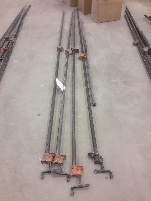lot 499 image: 4, PONY, 6 ft Bar Clamps