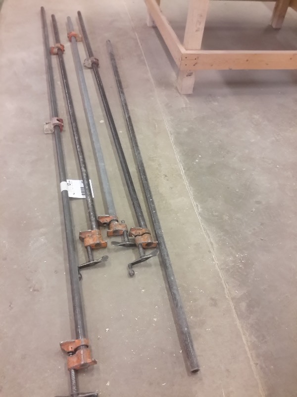 lot 497 image: 4, PONY, 6 ft Bar Clamps