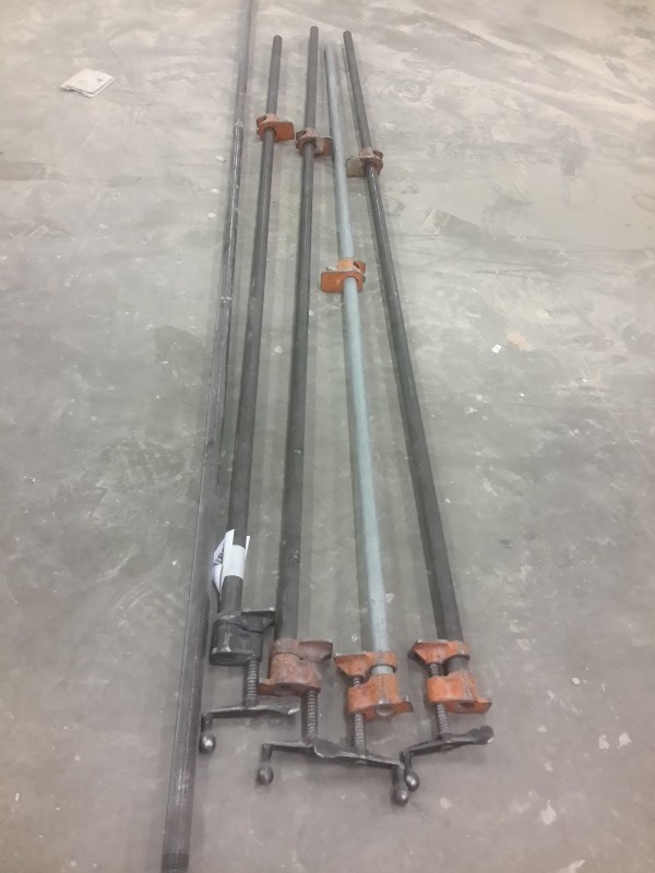 lot 493 image: 4, PONY, 6 ft Bar Clamps