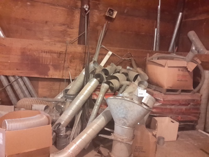 lot 527 image: A Large amount of Misc. SizesShapes of Ducting.. Take it all