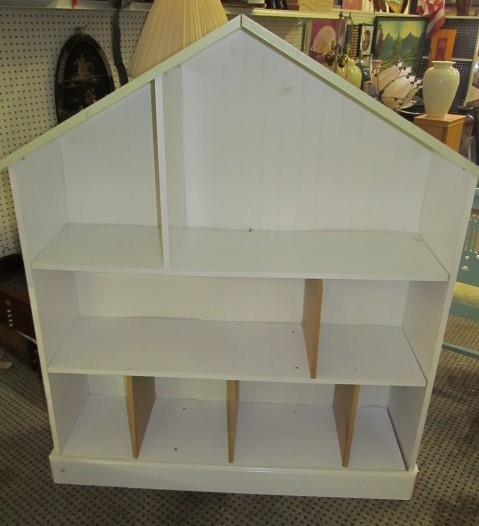 lot 120 image: Large Wooden Dollhouse or Display Shelf