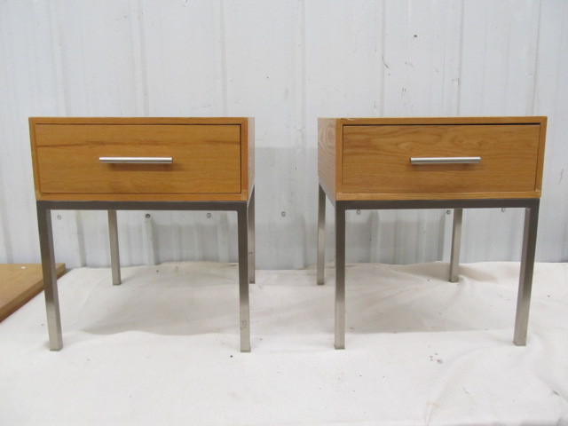 lot 143 image: Small Matching Side TablesNight Stands
