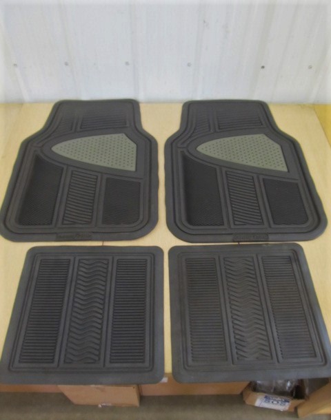 lot 215 image: Set of Nice Clean Goodyear Rubber Floor Mats