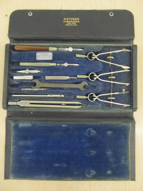 lot 237 image: Vintage DIETZGEN Commander Drafting Set