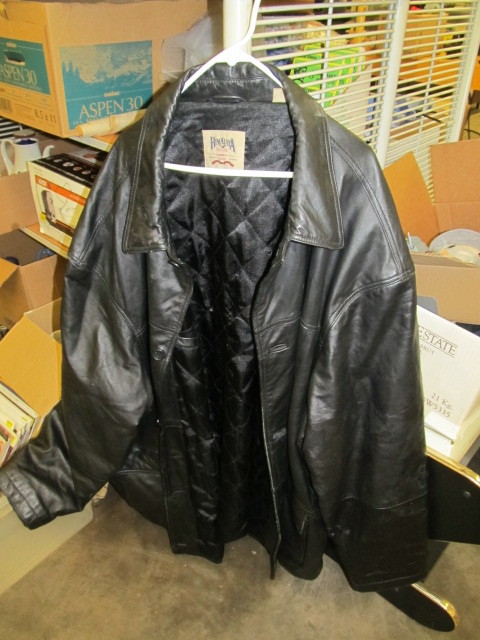 lot 256 image: XXL Genuine Lambskin Leather Jacket