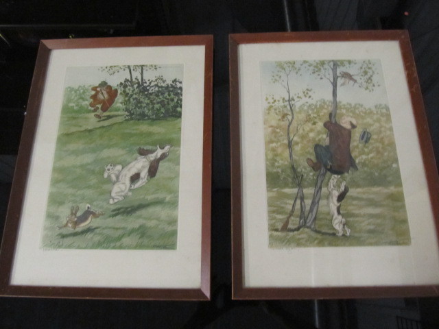 lot 38 image: BORIS OKLEIN Pencil Signed Colored Etchings