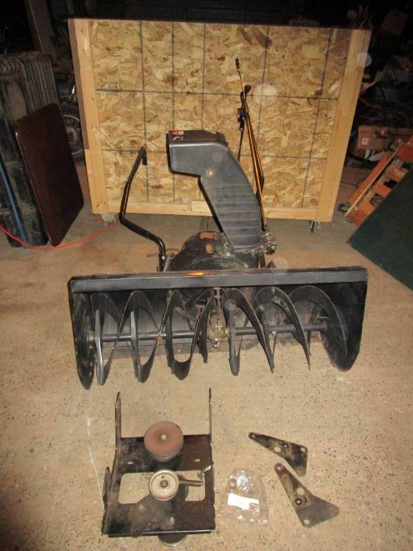 Craftsman 46 2 stage snowblower attachment in great shape.