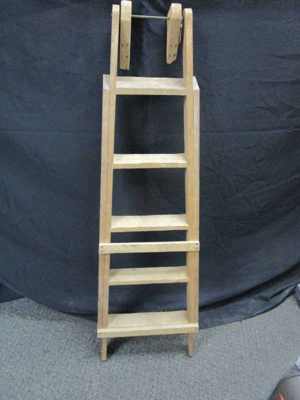 Old ladder but would be cute leaning against a wall with towels on it